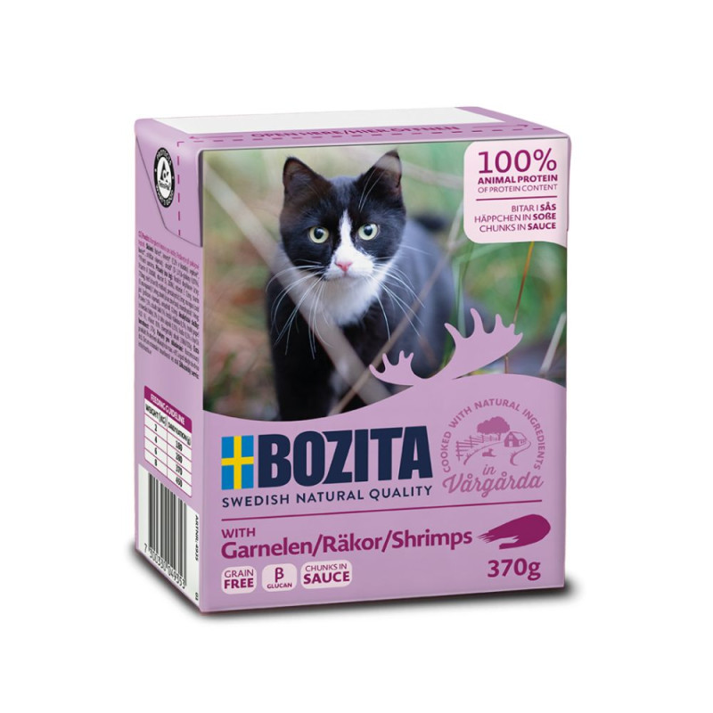 Bozita Cat konservai su krevetėmis padaže katėms