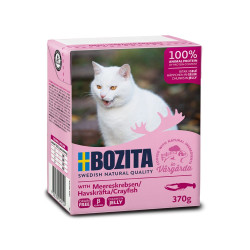 Bozita Cat konservai su vėžiais drebučiuose katėms