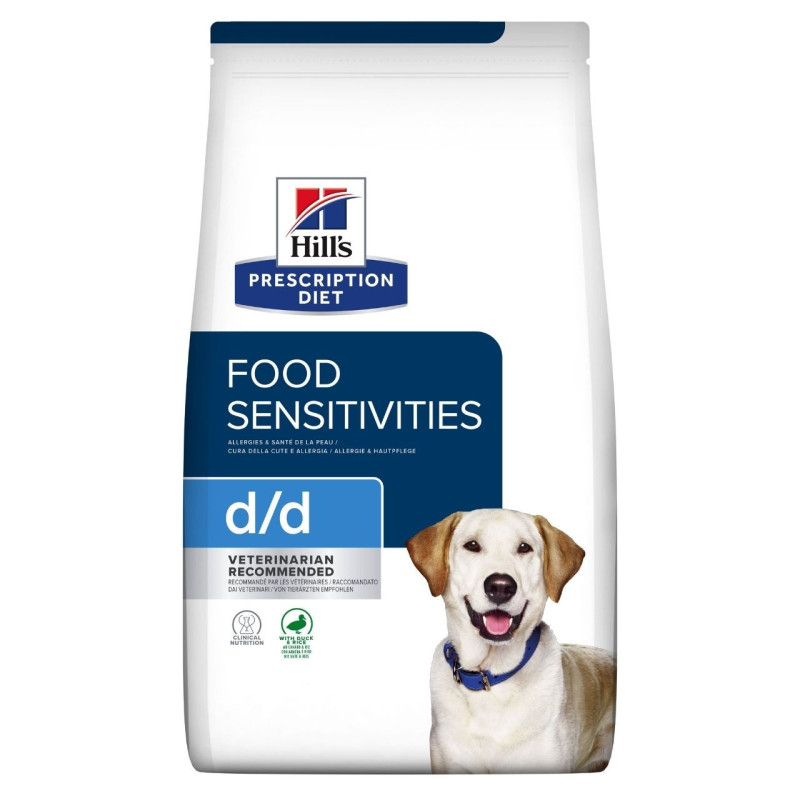 Hill's Prescription Diet Canine d/d Duck & Rice sausas maistas šunims, 4 kg