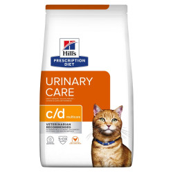 Hill's Prescription Diet Feline c/d Multicare sausas maistas su vištiena katėms, 400 g