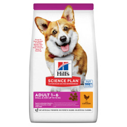 Hill's Science Plan Adult Small & Mini Chicken sausas maistas su vištiena mažų veislių šunims, 300 g