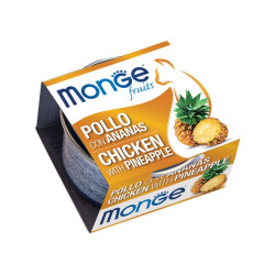 Monge Fruit konservai su vištiena ir ananasu katėms