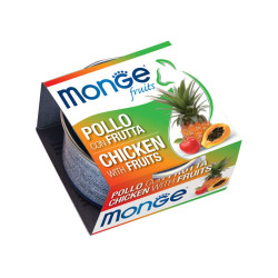 Monge Fruit konservai su vištiena ir vaisiais katėms - Zoobaze.lt