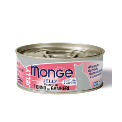 Monge Jelly konservai su tunu ir krevetėmis katėms