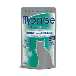 Monge Natural konservai su tunu ir antienos gabaliukais katėms