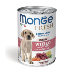 Monge Fresh Puppy konservai su veršiena ir daržovėmis šunims
