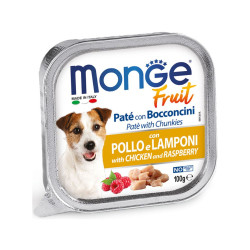 Monge Fruit konservai su vištiena ir avietėmis šunims