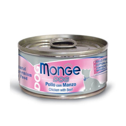 Monge Natural konservai su vištiena ir jautiena šunims