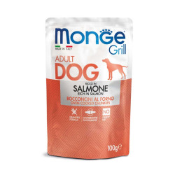 Monge Grill konservai su lašiša šunims