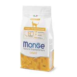 Monge Adult Light sausas pašaras su kalakutiena katėms