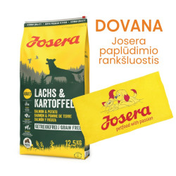 Josera Salmon & Potato begrūdis sausas maistas šunims