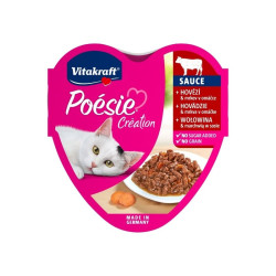 Vitakraft Poesie Creation konservai su jautiena ir morkomis katėms