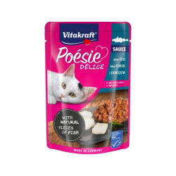 Vitakraft Poesie Delice konservai su menke padaže katėms