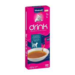 Vitakraft Drink skanėstas su lašiša ir L-karnitinu katėms