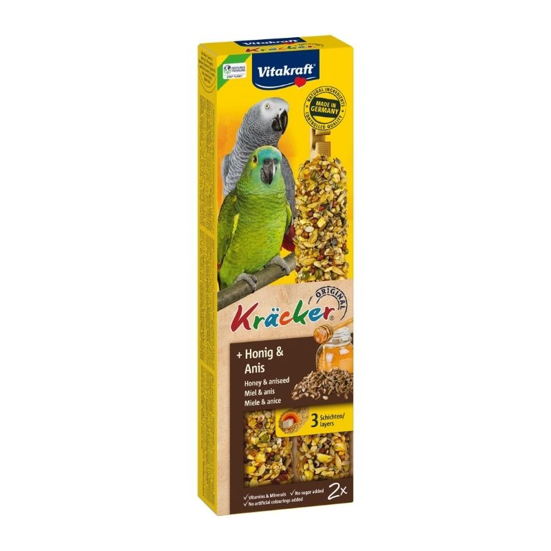 Vitakraft Kracker skanėstas su medumi ir anyžiais papūgoms