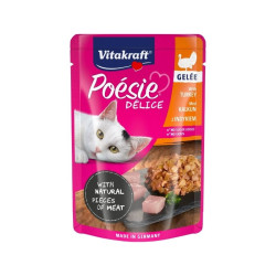 Vitakraft Poesie Delice konservai su kalakutiena ir drebučiais katėms