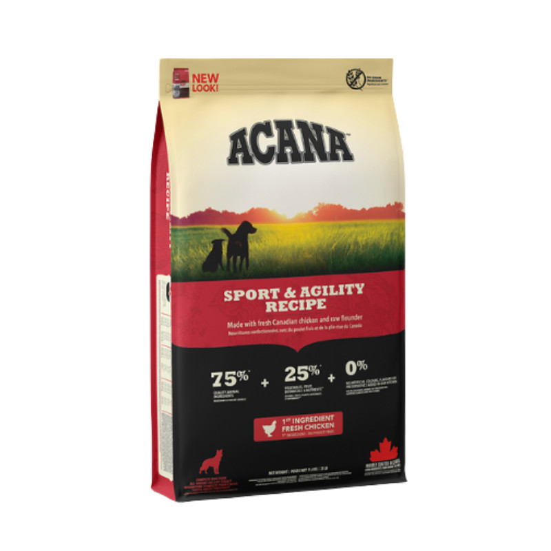 Acana Sport & Agility sausas pašaras šunims 17 kg