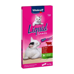 Vitakraft Liquid Snack skanėstas su jautiena katėms