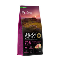 Profine Energy Chicken sausas maistas šunims su vištiena 12 kg