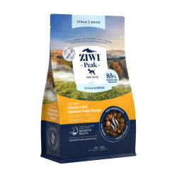 Ziwi Peak Steam&Dried Dog Chicken with Orchard Fruits pašaras maistas šunims 800 g