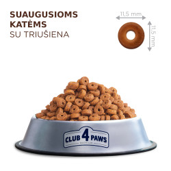 Club 4 Paws Rabbit sausas pašaras su triušiena katėms