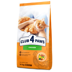 Club 4 Paws Chicken sausas pašaras su vištiena katėms