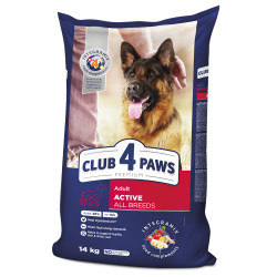 Club 4 Paws Active sausas pašaras su vištiena šunims
