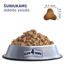 Club 4 Paws Puppy Large Breeds sausas pašaras didelių veislių šuniukams
