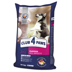 Club 4 Paws Puppy sausas pašaras su vištiena šuniukams