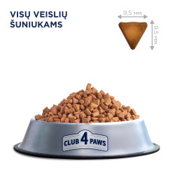 Club 4 Paws Puppy sausas pašaras su vištiena šuniukams