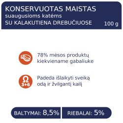 Club 4 Paws Premium konservai su kalakutiena drebučiuose katėms
