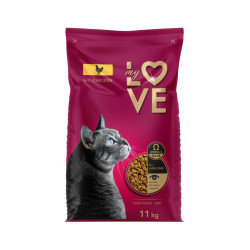 My Love sausas pašaras su vištiena suaugusioms katėms