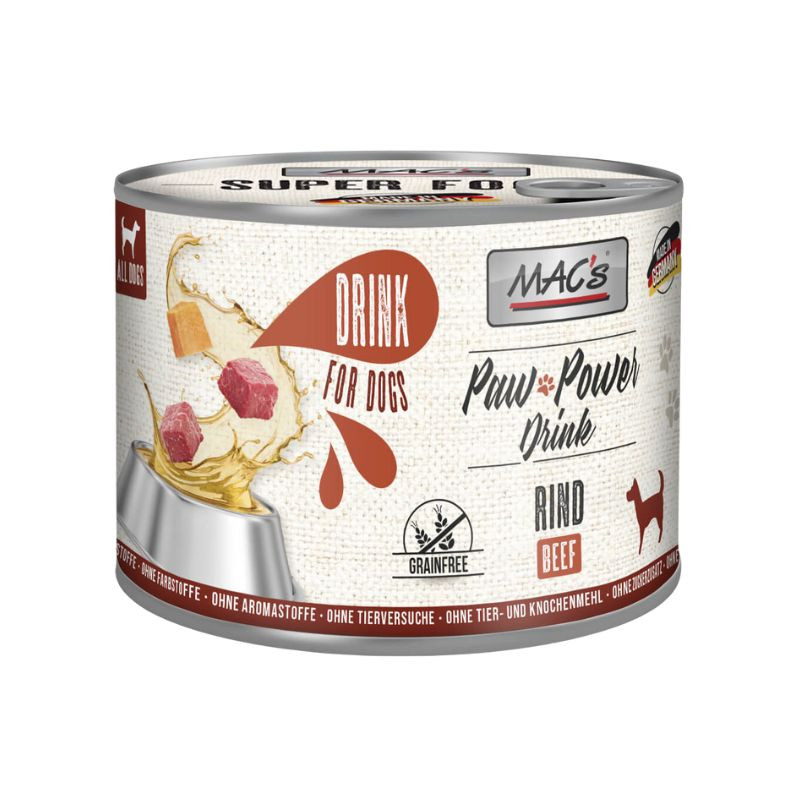 MAC's Paw Power Drink sriuba su jautiena šunims