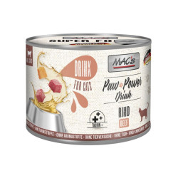 Mac's Paw Power Drink sriuba su jautiena katėms