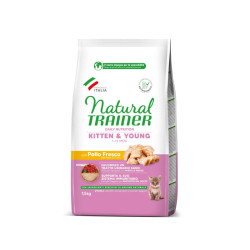Natural Trainer Kitten with Fresh Chicken sausas maistas su vištiena kačiukams