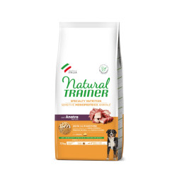 Natural Trainer Sensitive Adult Medium & Maxi Duck sausas maistas su antiena šunims