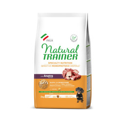 Natural Trainer Sensitive Adult Mini Duck sausas maistas su antiena šunims