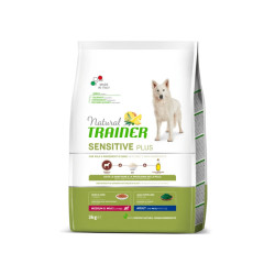Natural Trainer Sensitive Plus Adult Medium & Maxi Horse sausas maistas su arkliena šunims