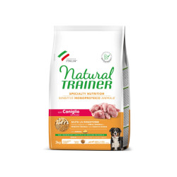 Natural Trainer Sensitive Plus Adult Medium & Maxi Rabbit sausas maistas su triušiena šunims