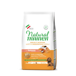 Natural Trainer Sensitive Puppy Mini Salmon sausas maistas su lašiša šuniukams