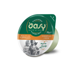 Oasy More Love Cup konservai su vištiena ir sūriu katėms