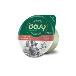 Oasy More Love Cup konservai su tunu ir krevetėmis katėms