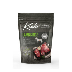 Kudo Lamb & Rice Medium Maxi Adult sausas pašaras su ėriena ir ryžiais šunims