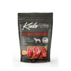 Kudo Red Meat & Vegetables Mini Adult sausas pašaras su raudona mėsa šunims
