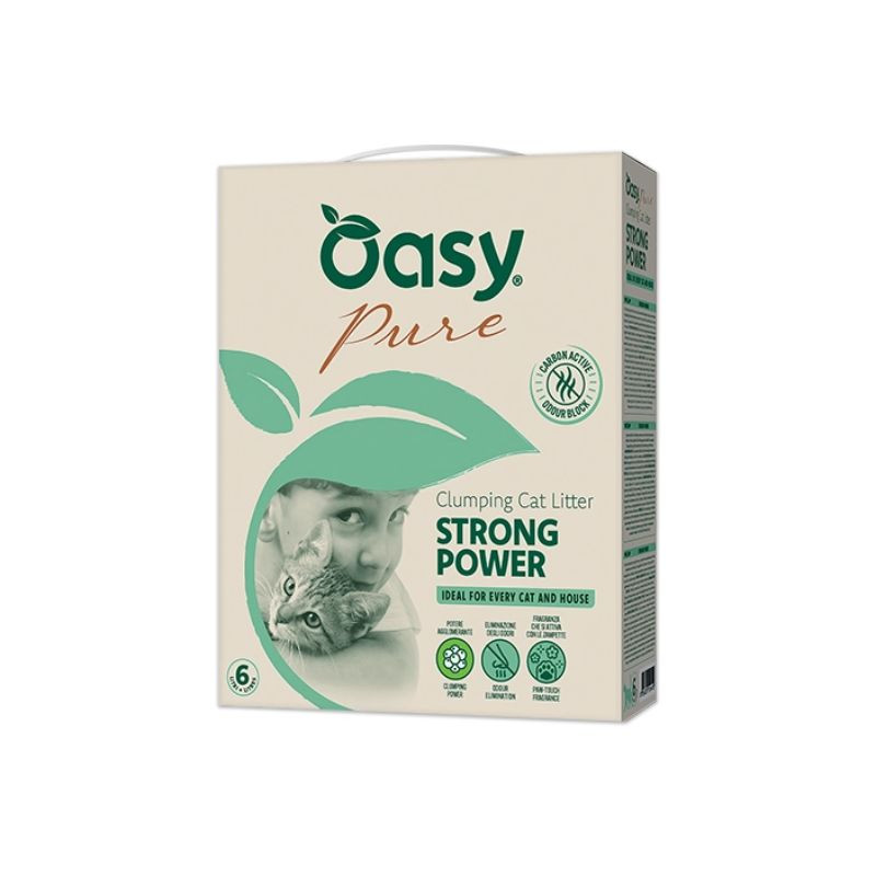 Oasy Strong Power bentonitinis kraikas katėms