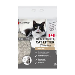 Flamingo Cat Litter Natural bentonitinis kraikas katėms