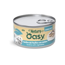 Oasy Natury Cooking Broth konservai su sardinėmis ir daržovėmis katėms
