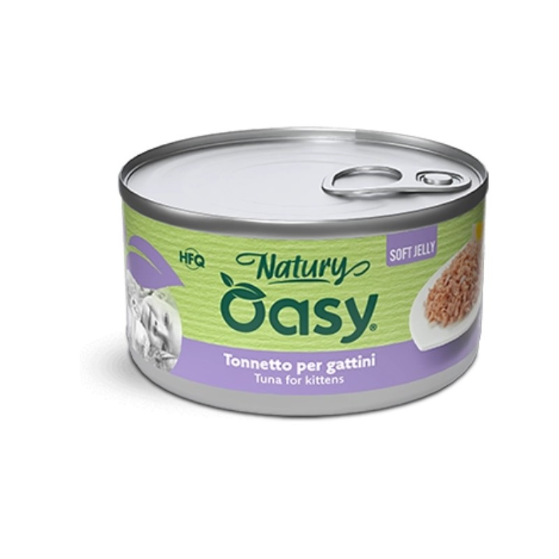 Oasy Natury Soft Jelly konservai su tunu kačiukams