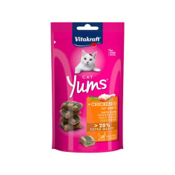 Vitakraft Cat Yums skanėstai su vištiena ir kačių žole katėms