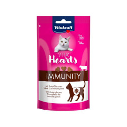 Vitakraft Vita Hearts Immunity skanėstai su jautiena katėms